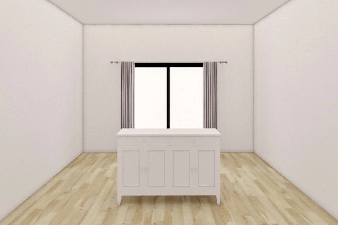 視界を遮り部屋が狭く見える家具配置